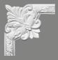 Preview: Wand 258-13 PU  25,5x25,5cm  Ecke/Viertelkreis passend zur Leiste Wand 258 PU